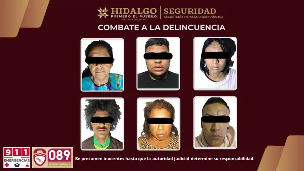 Detenidos por presunta red de prestamos gota a gota en Actopan