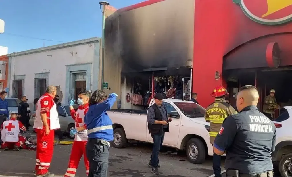 Al menos 23 muertos y varios heridos tras explosión en incendio de tienda en Hermosillo