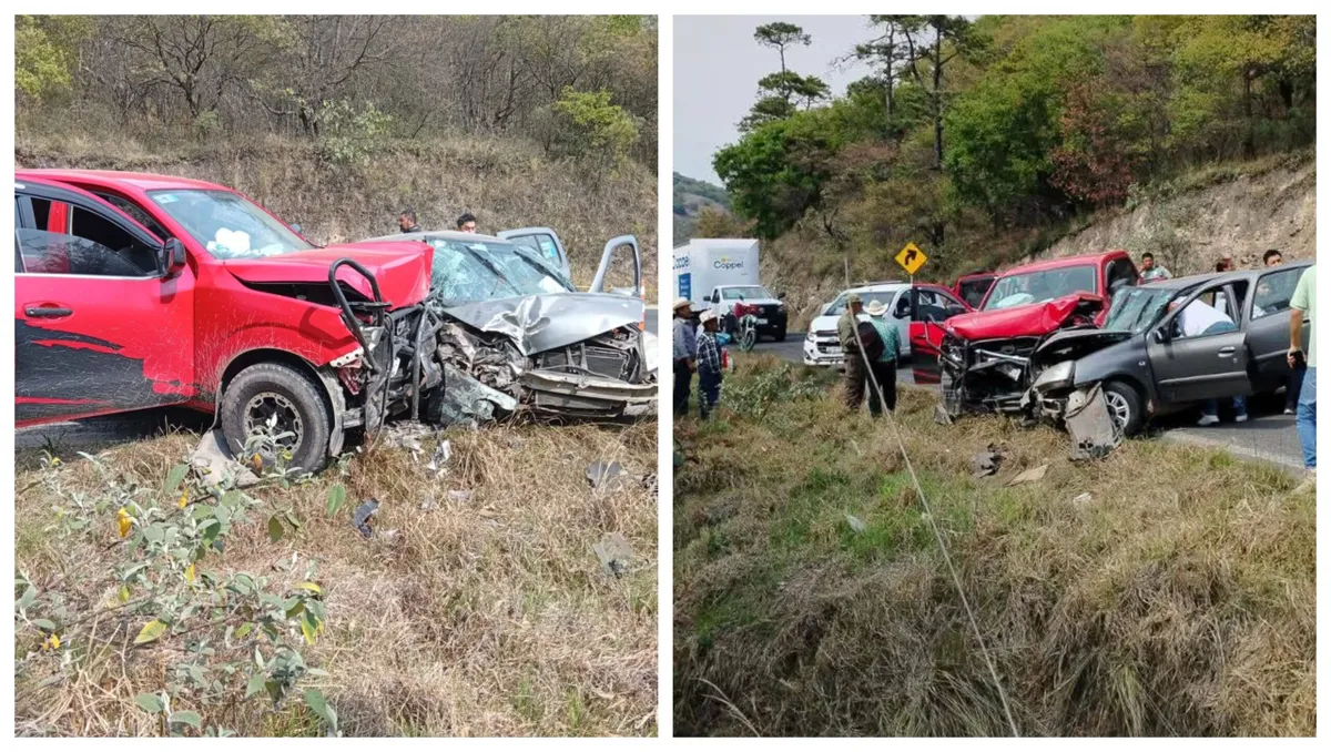Bebé pierde la vida en choque múltiple en la México-Tuxpan; hay tres lesionados