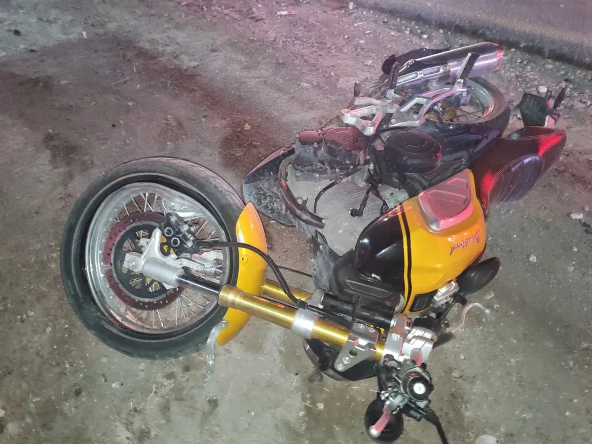 choque entre motos en Ixmiquilpan