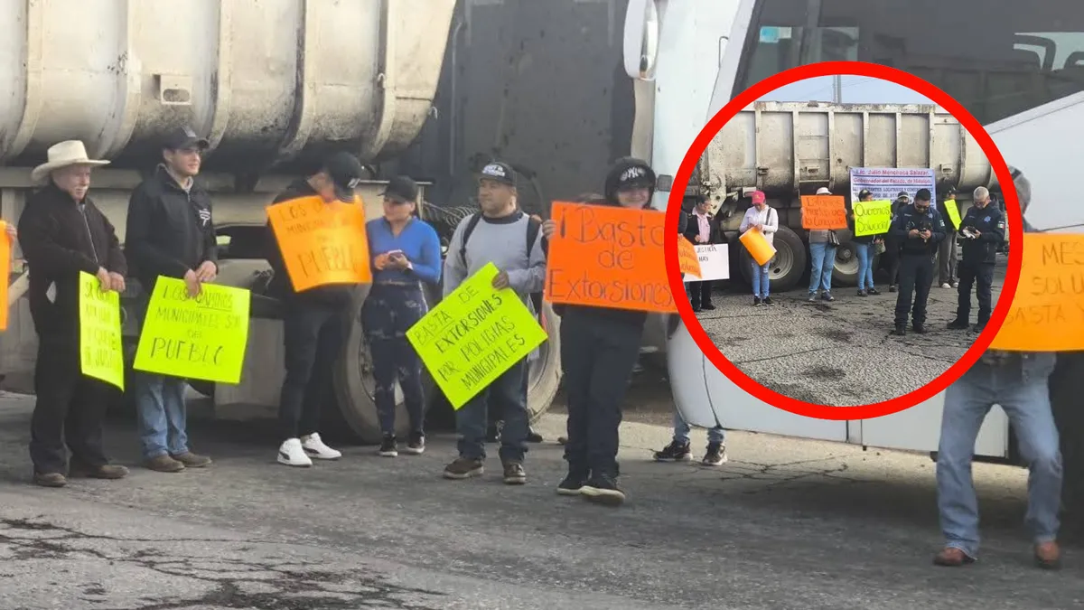 Sin paso a Villa de Tezontepec por bloqueo vial; ve que piden