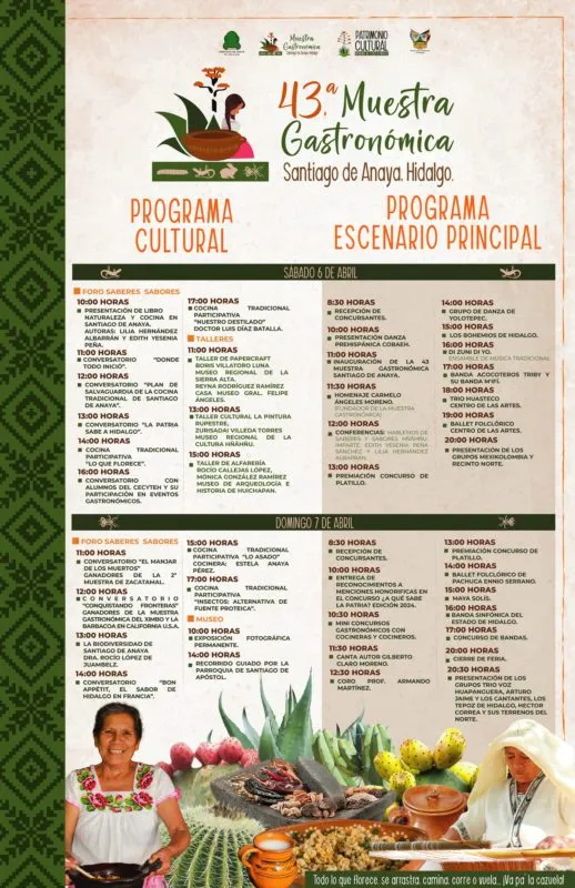 Muestra Gastronómica de Santiago de Anaya 2024: revisa las actividades y artistas