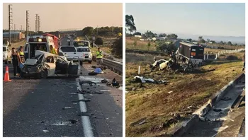 Fatal choque entre tráiler y autos en la México-Tuxpan: reportan 4 personas sin vida