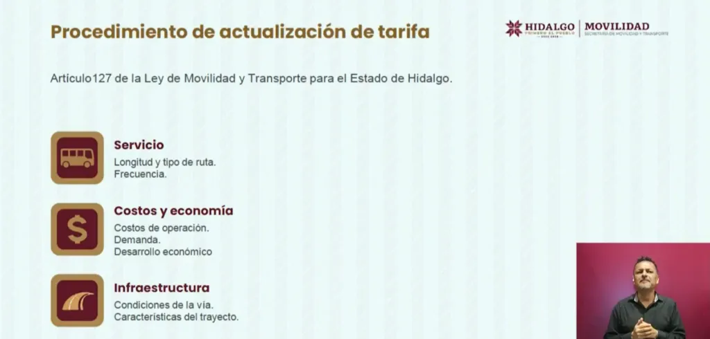 Tarifas del transporte en Hidalgo subirán: esto debes saber
