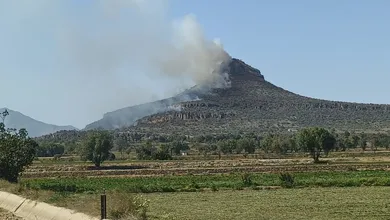 incendio en el cerro El Xicuco