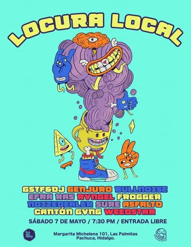 Poesía y rap en el ciclo de recitales “Locura Local”