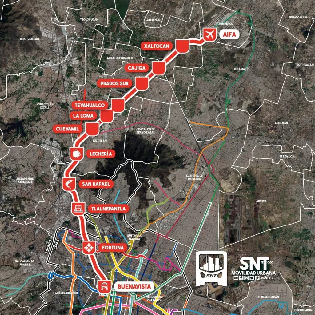 Inauguran tren al AIFA: recorrido, estaciones y costo del servicio