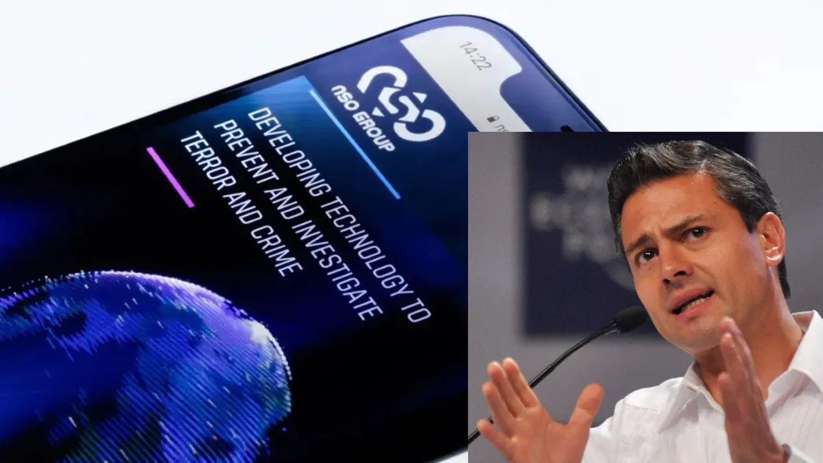 Foto de Enrique Peña Nieto (EPN) y el programa Pegasus