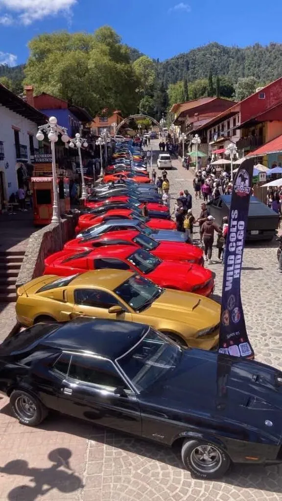 Los Mustang tomaron las calles de Hidalgo | MIRA LAS FOTOS