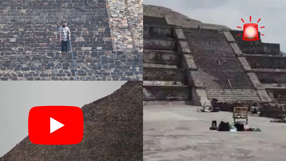Una balacera en Teotihuacán dejó al menos dos muertos y varios heridos; un video muestra al agresor disparando en la Pirámide de la Luna.