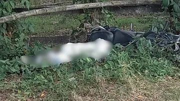 Hallazgo de motociclista sin vida