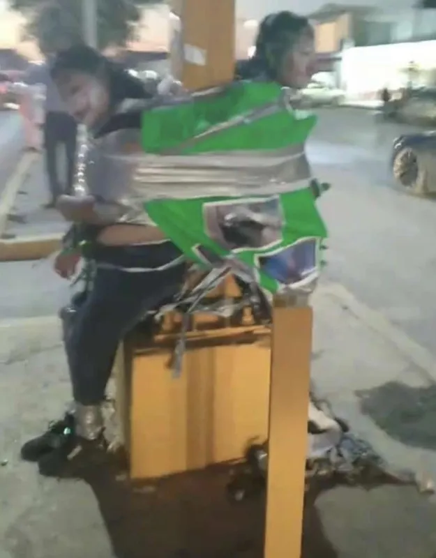 VIDEO | Escriben en la frente ‘SOY RATA’ a delincuentes