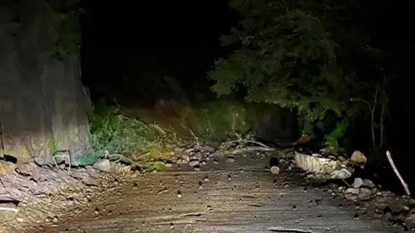 Derrumbe en la carretera Huautla–Tuxpan