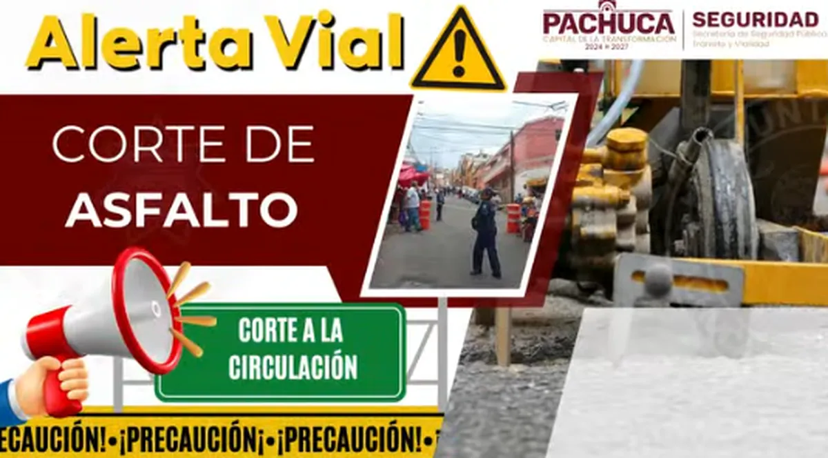 Cierran calles centro de Pachuca