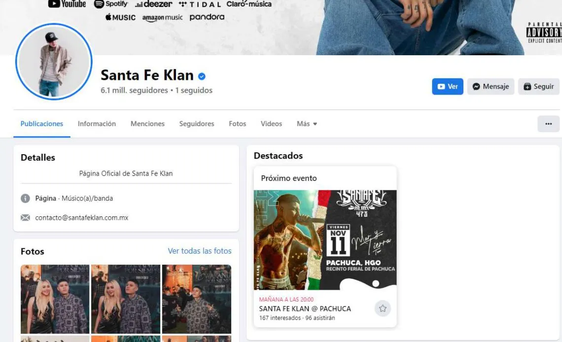 Santa Fe Klan en Pachuca: posponen concierto hasta el próximo año