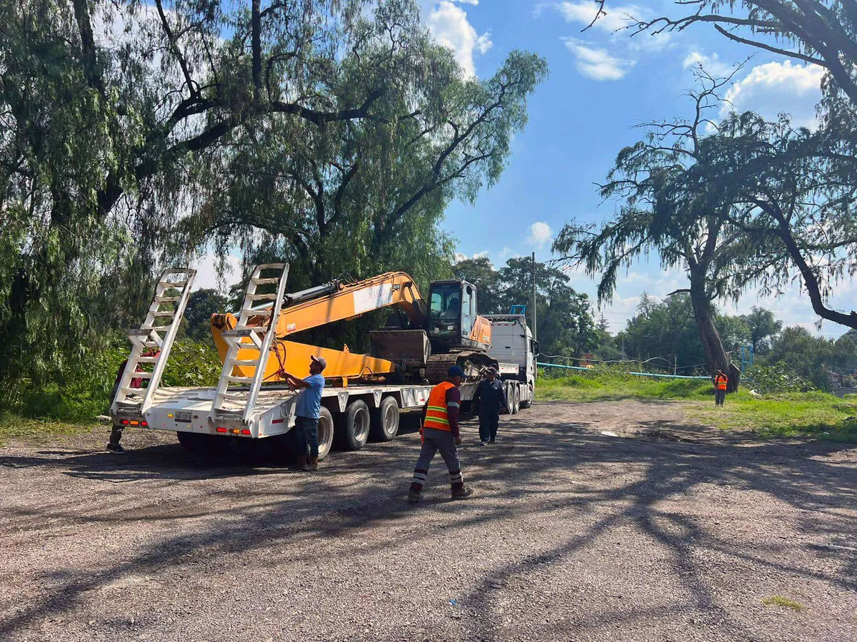 Río Tula: inician trabajos de desazolve para evitar desbordamientos