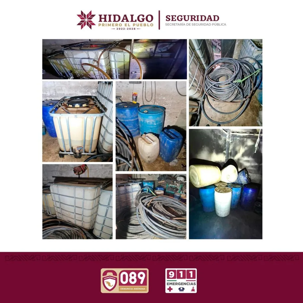 Operativos en Cuautepec aseguran hidrocarburo, drogas y armas