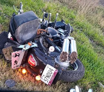 Accidente de motociclista en Huichapan