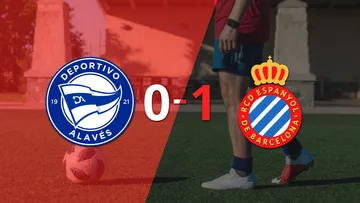 A Espanyol no le sobró nada, pero venció a Alavés por 1 a 0 con un gol agónico