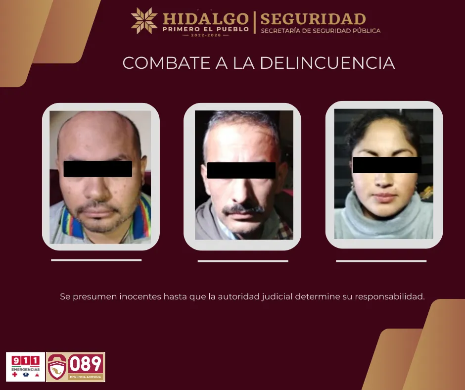 Operativo en Hidalgo deja 3 detenidos y aseguramiento de huachicol
