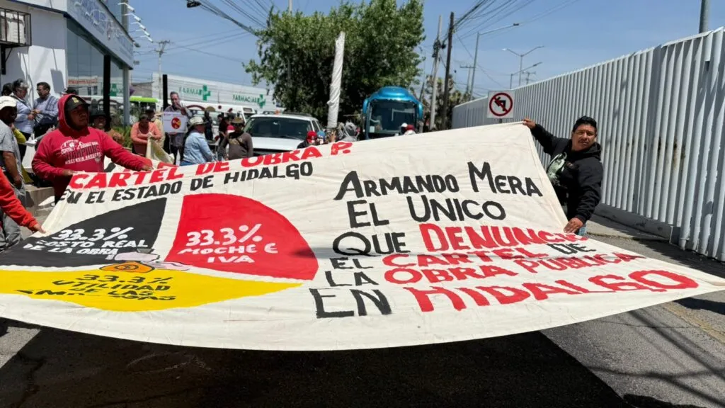Bloqueo en Pachuca: revisa en qué puntos se encuentran los manifestantes