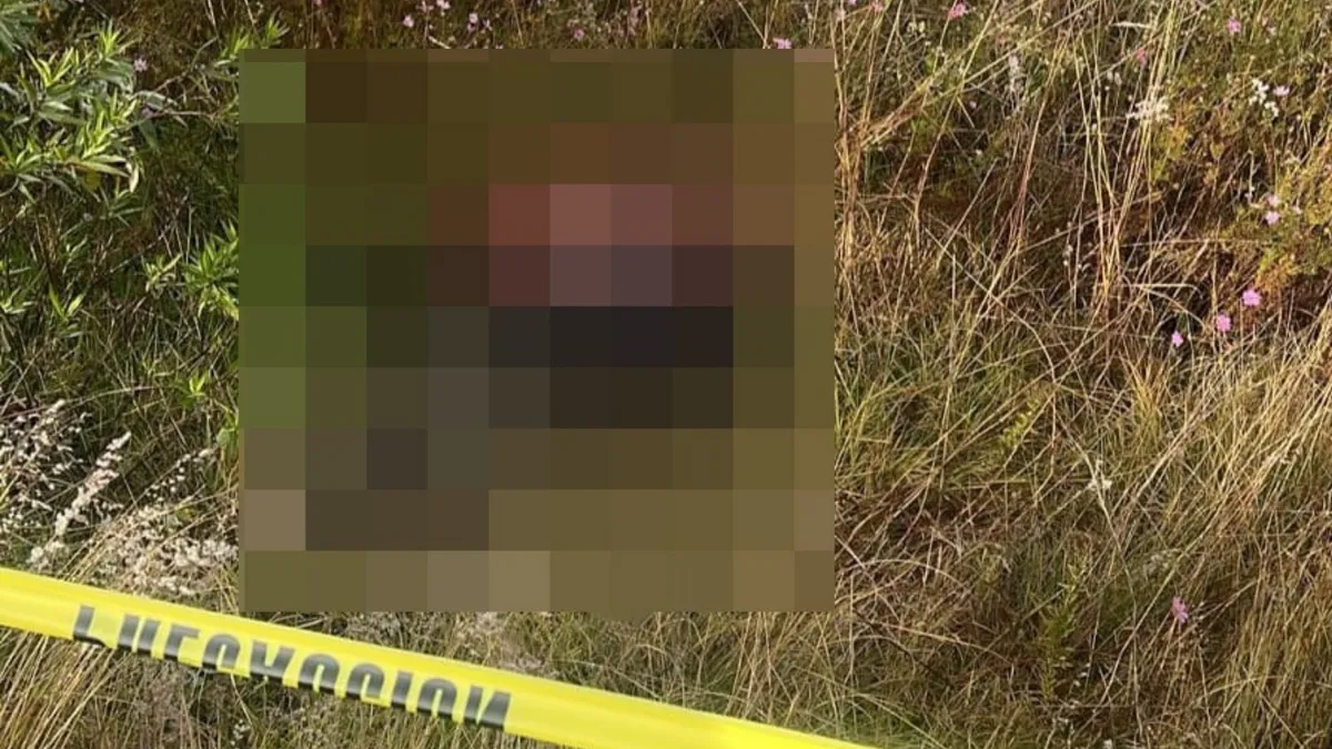 Autoridades acordonan zona donde fue hallado cuerpo con signos de violencia