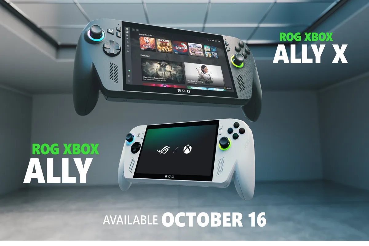 Xbox anunció oficialmente la fecha de salida de sus consolas portátiles ROG XBOX ALLY y ROG ALLY XBOX ALLY X