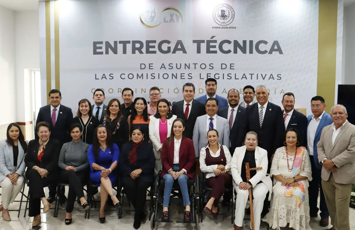 Congreso de Hidalgo entrega comisiones legislativas