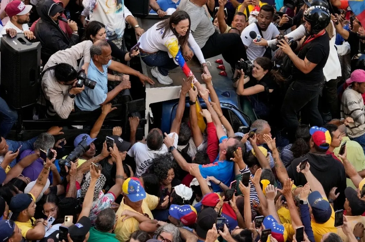 Detienen en Venezuela a líder opositora María Corina Machado