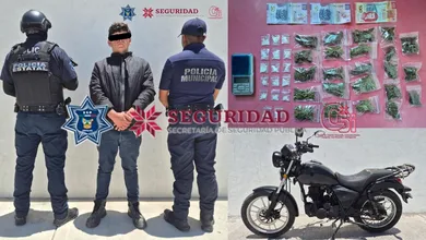 Detienen a presunto narcomenudista en Progreso de Obregón