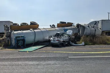 Grupo Ginez se pronuncia tras accidente de pipa en la autopista México-Pachuca