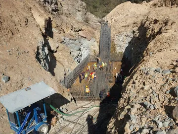 Carretera Real del Monte-Huasca: un muerto y 6 lesionados por caída de estructura