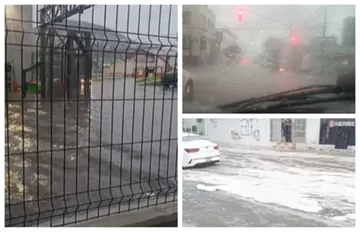 Lluvia causa estragos en Pachuca y La Reforma: calles inundadas, tráfico y vehículos varados