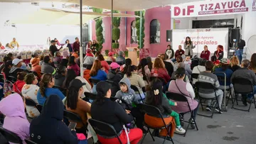 Entrega de apoyos en Tizayuca