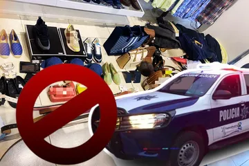 ¡Vendían ropa pirata! Incautan 172 piezas en locales de Pachuca