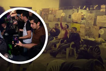 Esteban Rodríguez “líder” estudiantil de la UAEH es captado de antro mientras continúa el paro