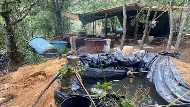 Narcolaboratorio en Acatlán