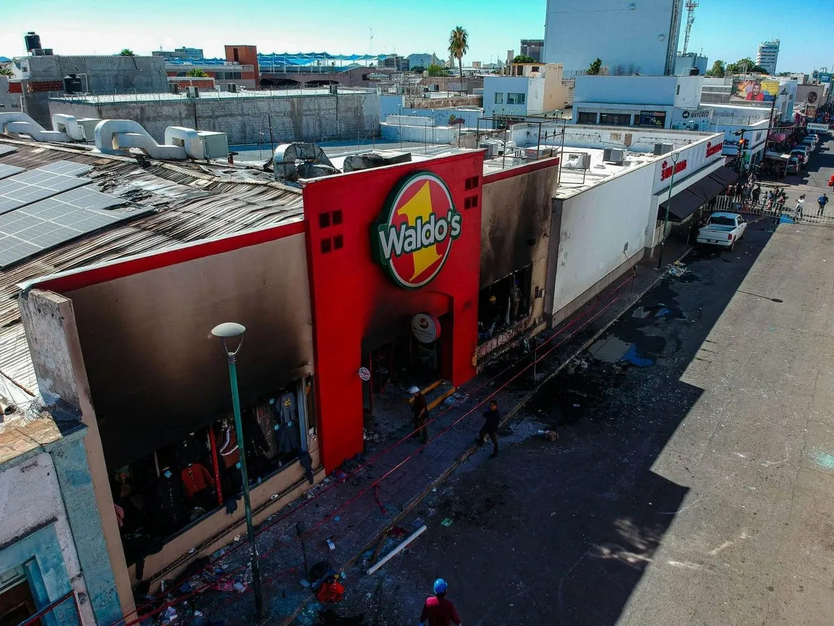 Incendio en Waldo’s Hermosillo