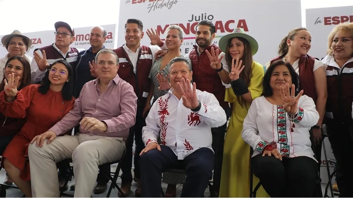 “Ya es tiempo que la Cuarta Transformación aterrice en Hidalgo”: Marcelo Ebrard