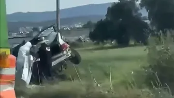 Accidente en la Pachuca-Sahagún
