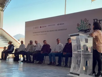 Entregan tarjetas de Producción para el Bienestar en Actopan