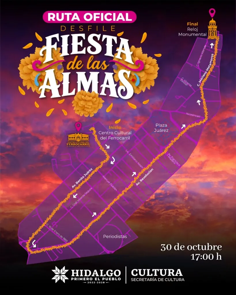 Desfile de Día de Muertos Pachuca 2026: ruta, horario y punto de salida