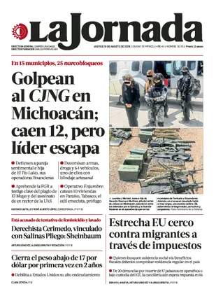 La Jornada | 20 de agosto de 2026