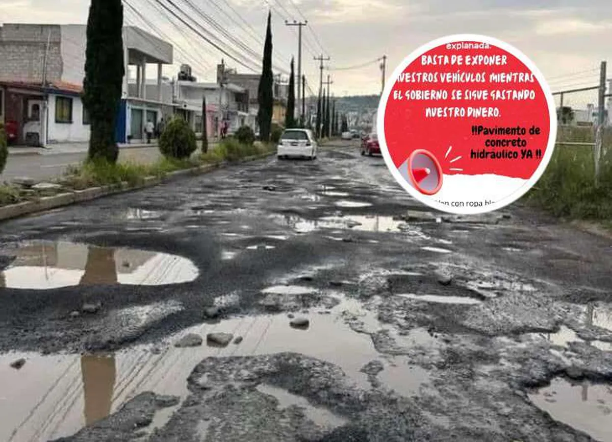¡Alerta! Planean cierre de vialidades cerca de Plaza Explanada por baches
