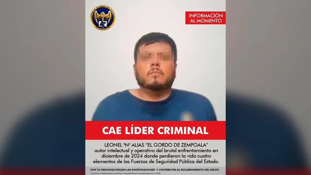 Detienen a ‘El Gordo de Zempoala’ líder huachicolero