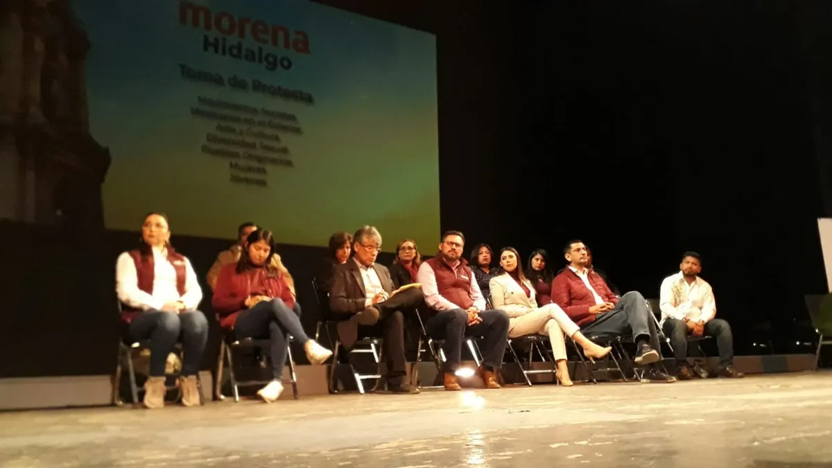 Toman protesta comisiones de Morena Hidalgo