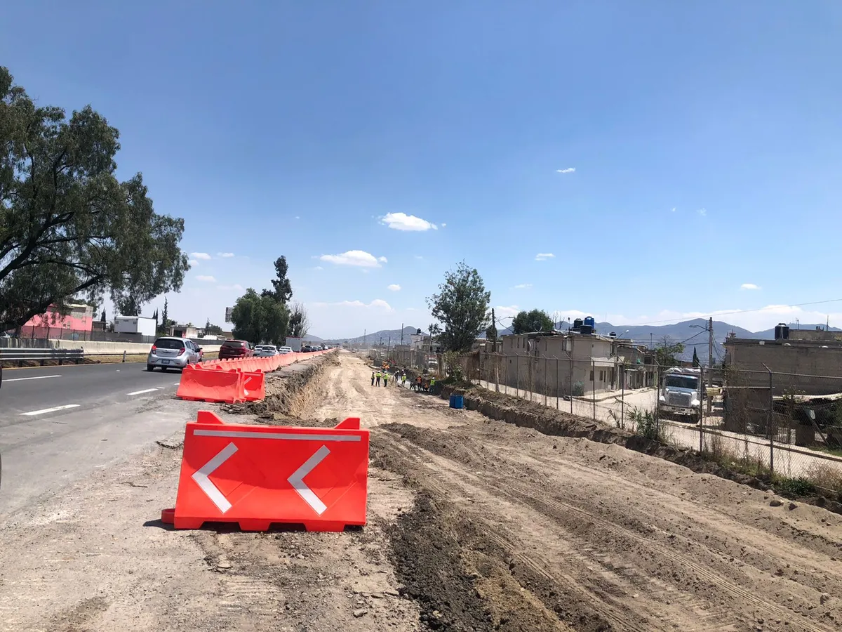 Desviarán tráfico en la México-Pachuca por obras de ampliación