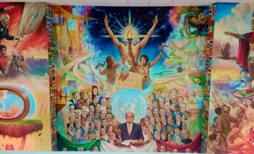 Comité del Centro Histórico de Pachuca solicita liberar mural de Becerril en sede de gobierno