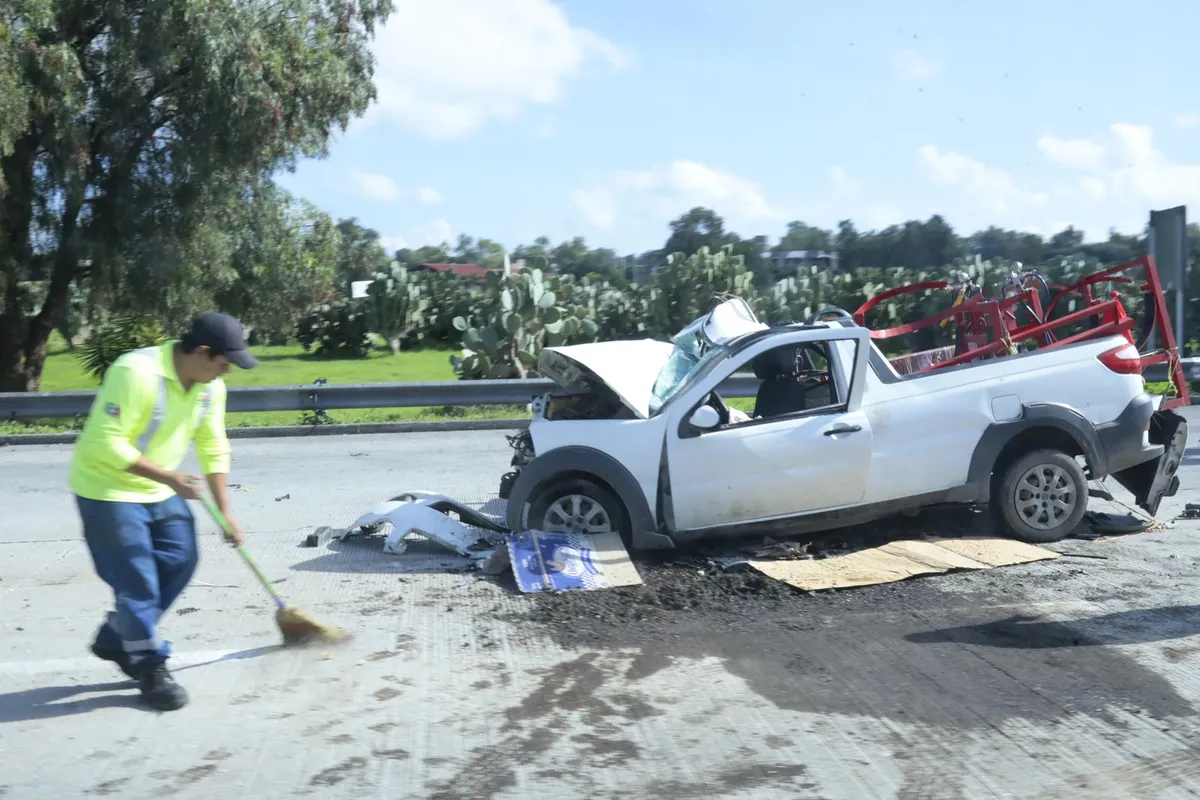 Doble accidente en Arco Norte afecta circulación con dirección a Querétaro