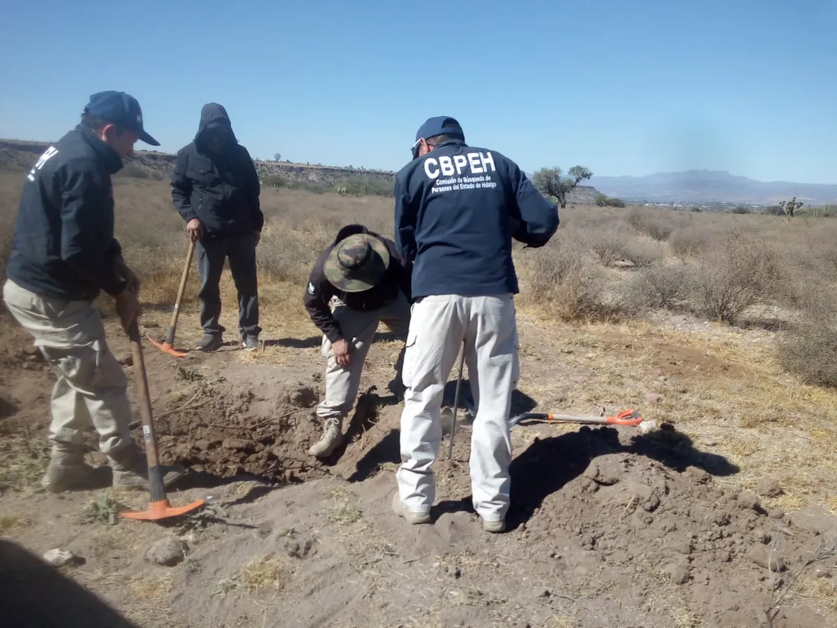 Comisión de Búsqueda localiza dos cuerpos en fosas clandestinas en Huichapan
